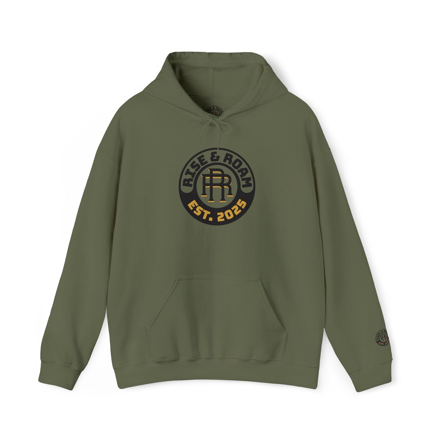 Rise & Roam Classic Logo Unisex Hoodie