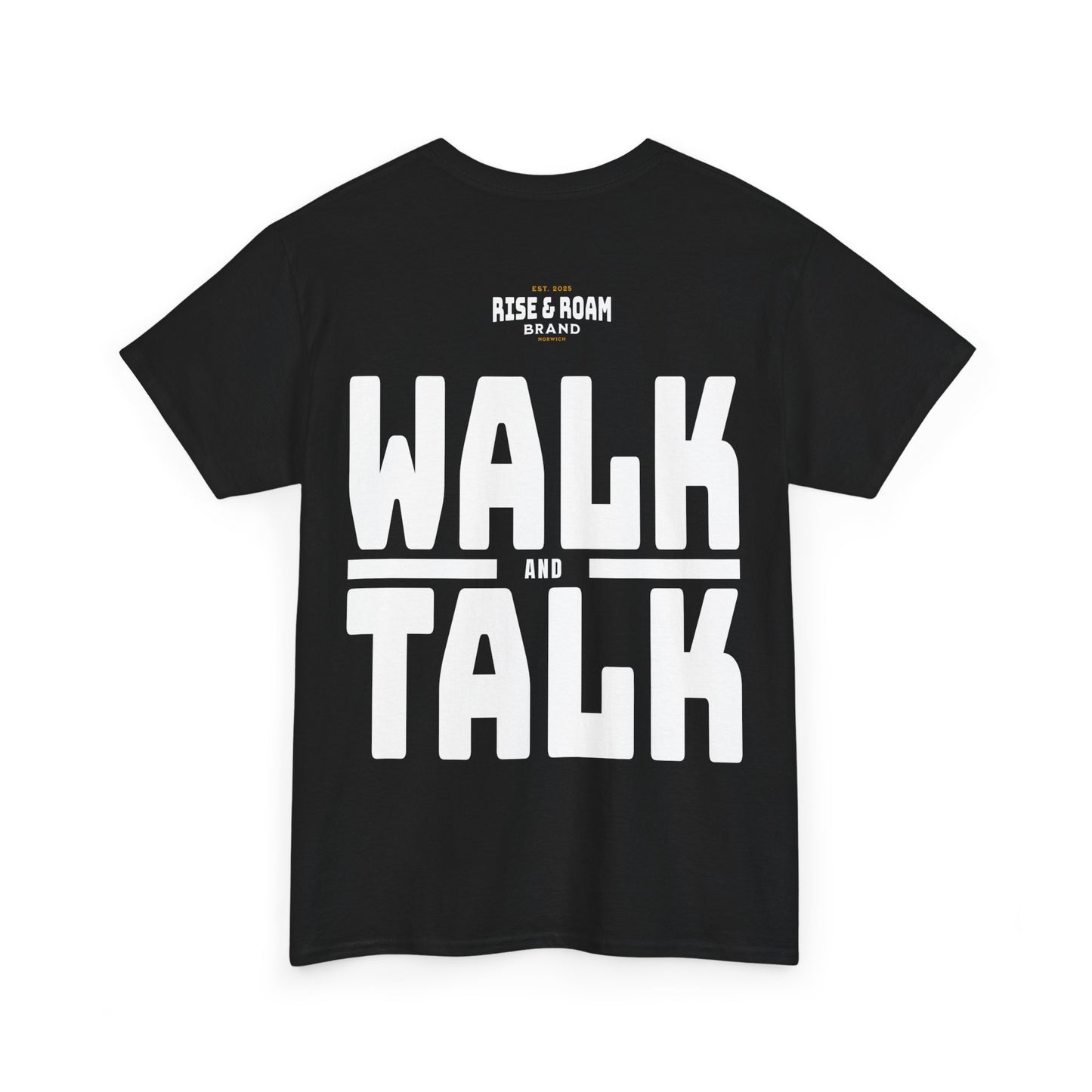 Rise & Roam Brand - MENS Walk and Talk Tee.