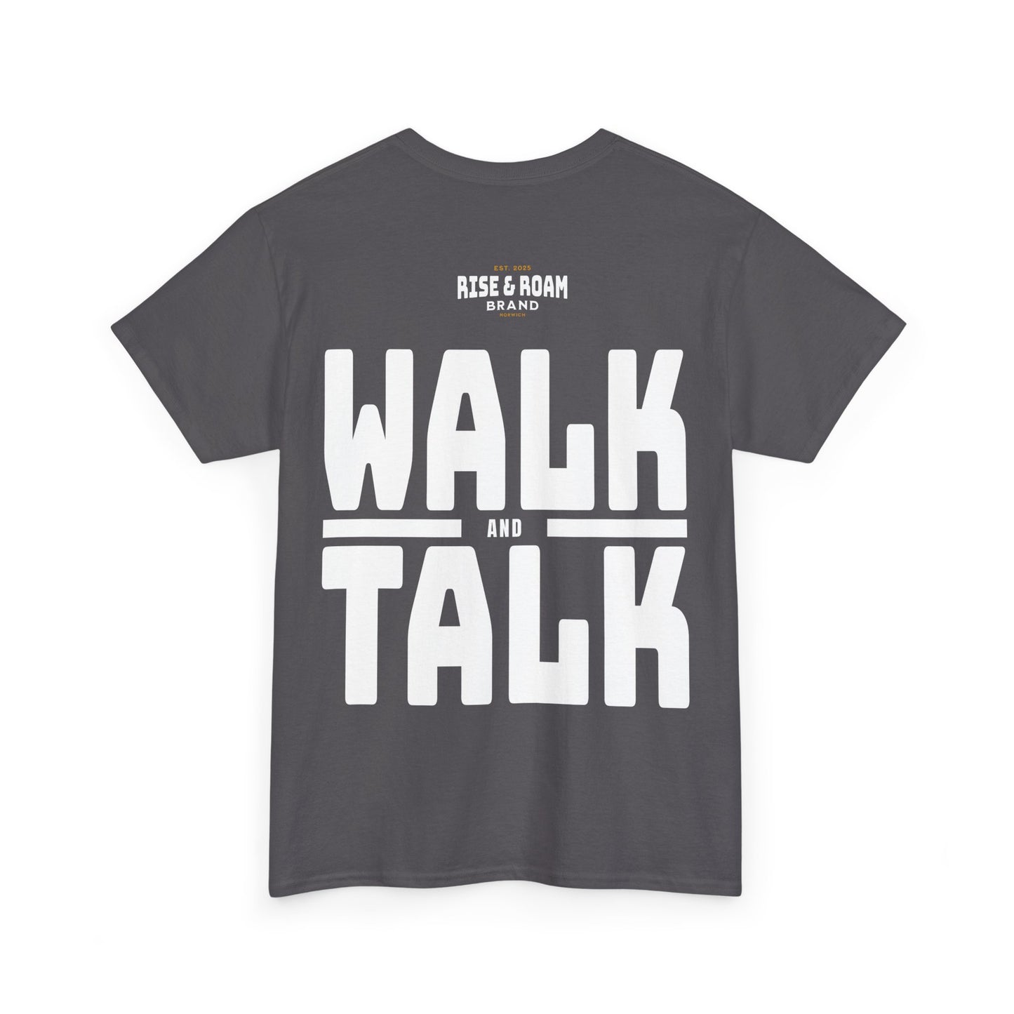 Rise & Roam Brand - MENS Walk and Talk Tee.