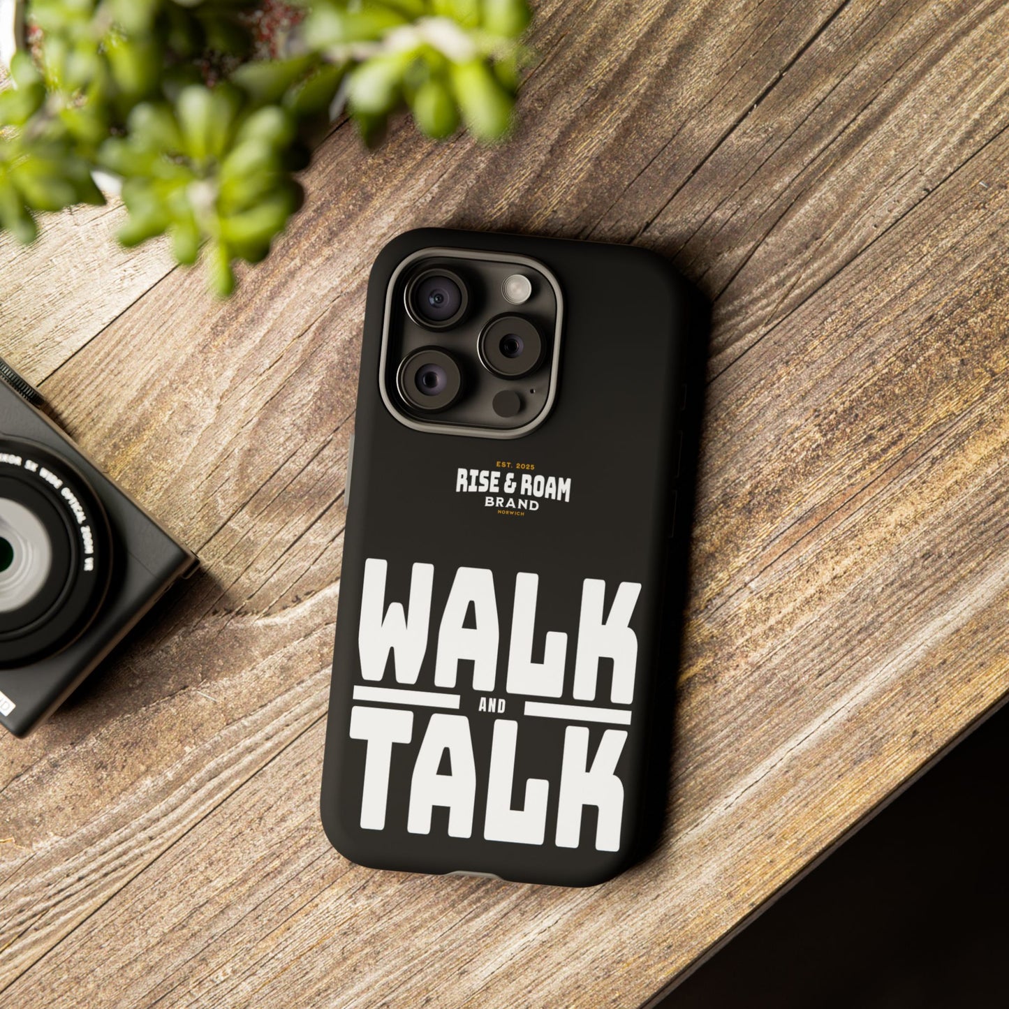 Rise & Roam Brand - Walk and Talk Phone Case.