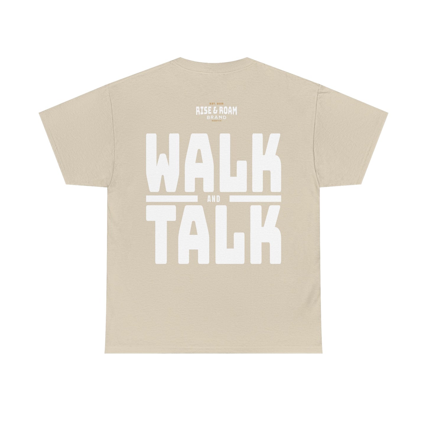 Rise & Roam Brand - MENS Walk and Talk Tee.