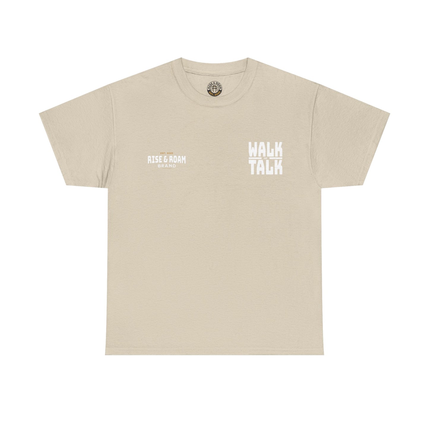Rise & Roam Brand - MENS Walk and Talk Tee.