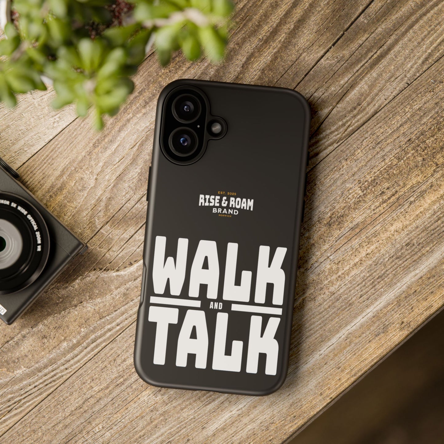 Rise & Roam Brand - Walk and Talk Phone Case.