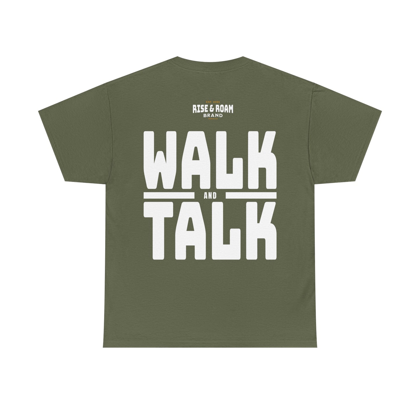 Rise & Roam Brand - MENS Walk and Talk Tee.