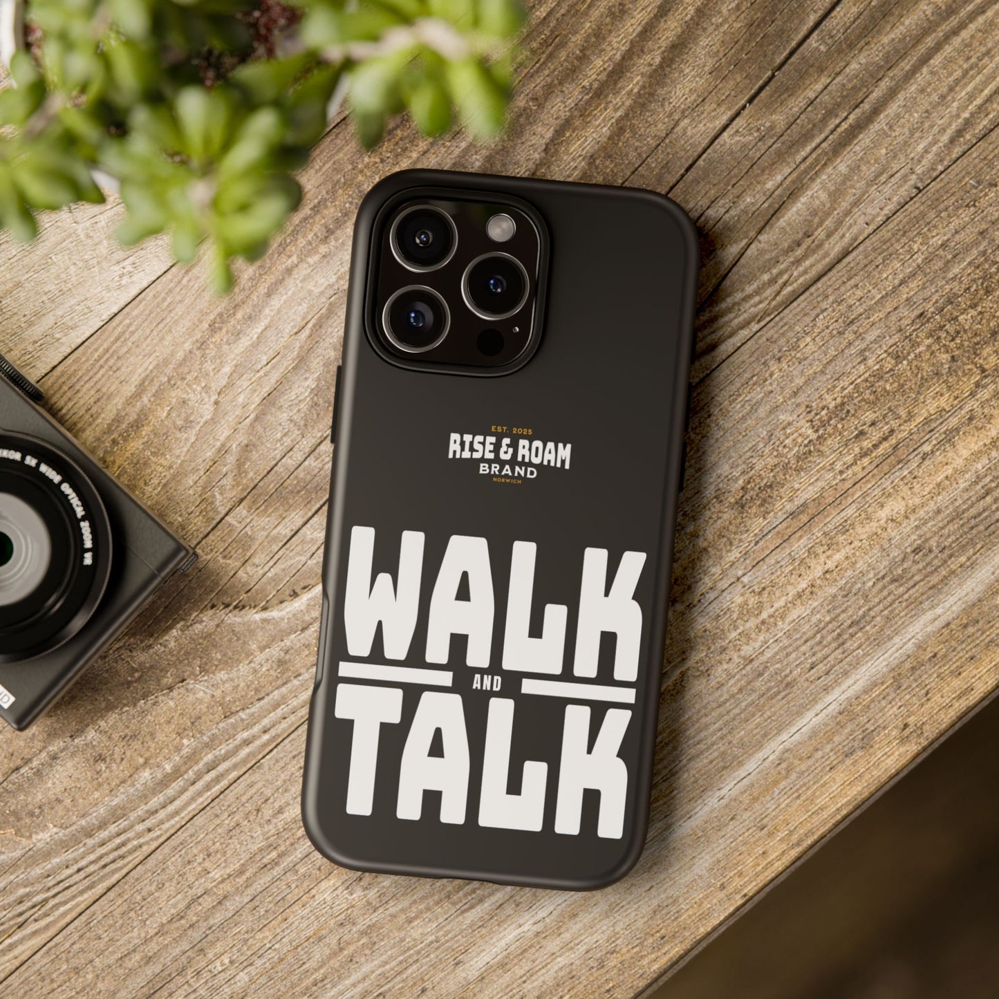 Rise & Roam Brand - Walk and Talk Phone Case.