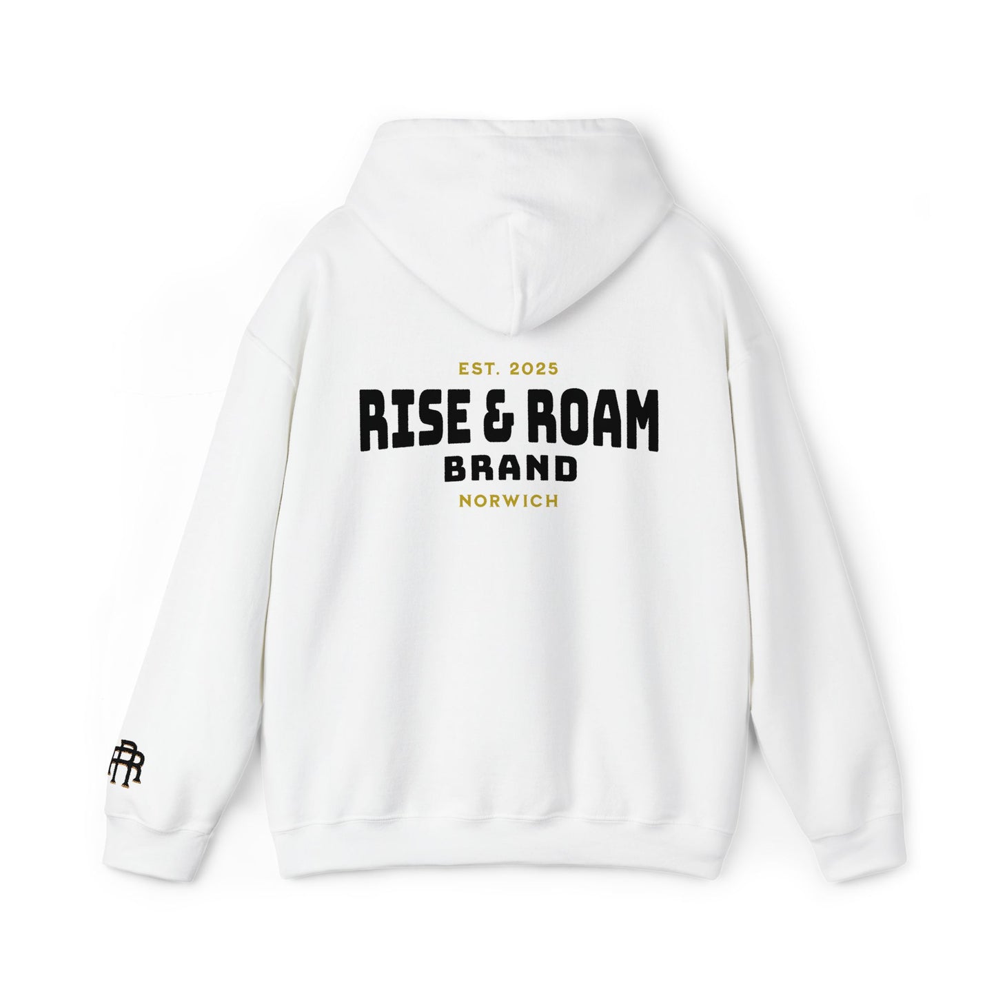 Rise & Roam Brand - Traditional Logo Hooded Sweatshirt