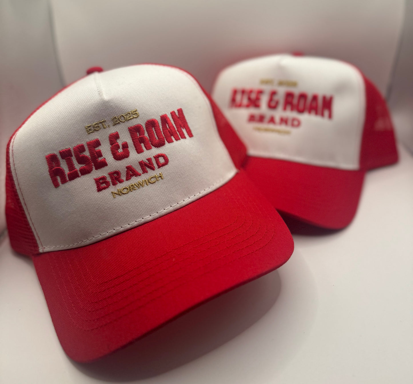 Rise & Ram Brand - Traditional Colour Trucker Caps