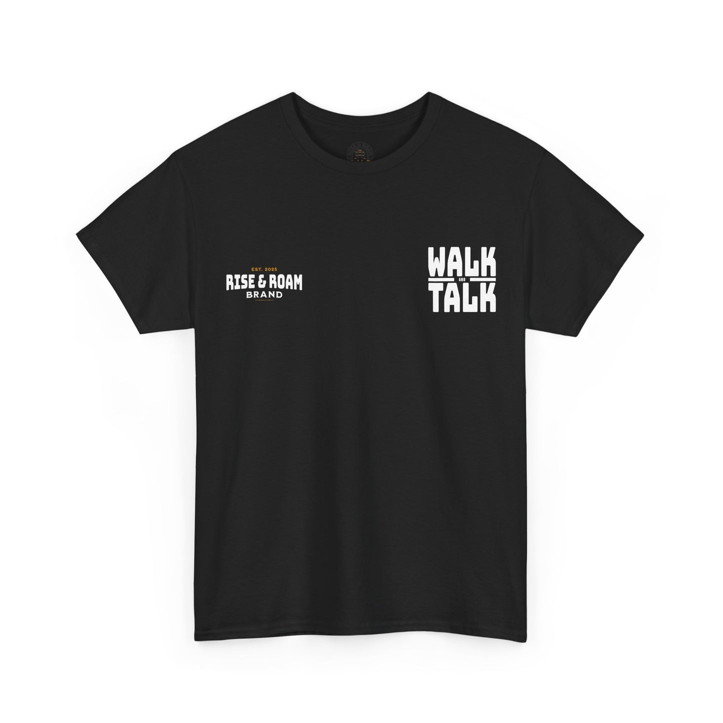 Rise & Roam Brand - MENS Walk and Talk Tee.