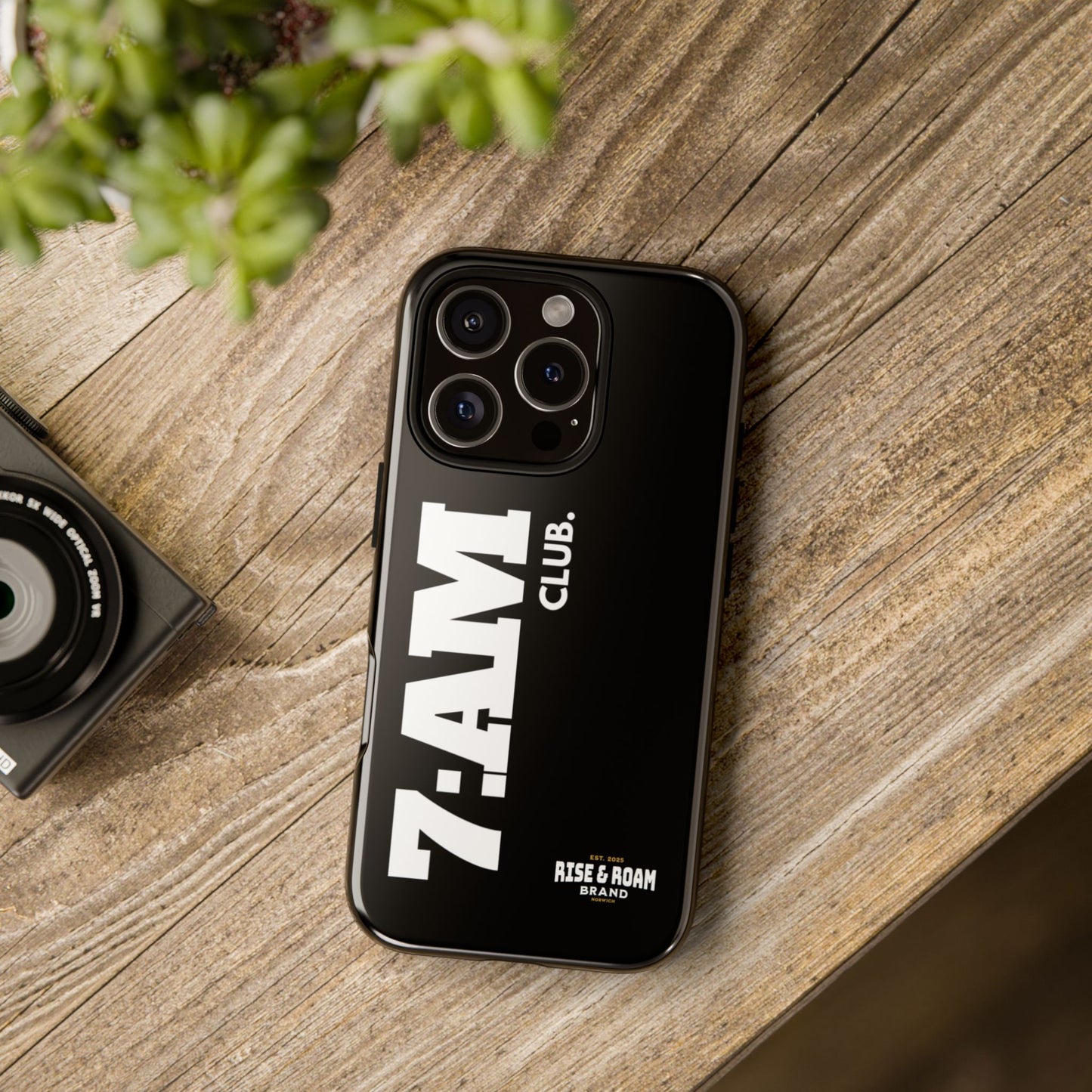 7-AM Club - Rise & Roam Brand Movement - Bold Phone Case