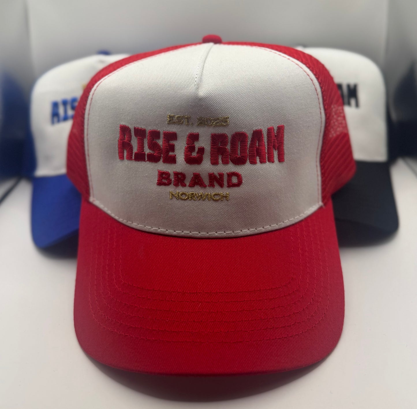 Rise & Ram Brand - Traditional Colour Trucker Caps