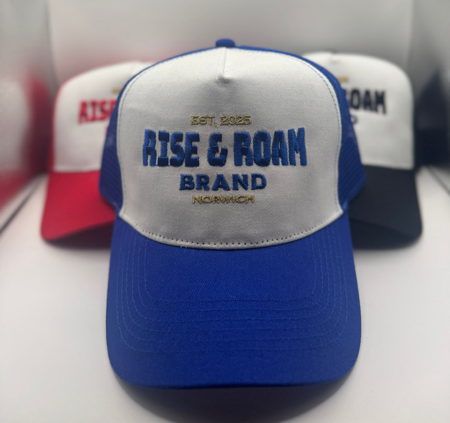 Rise & Ram Brand - Traditional Colour Trucker Caps
