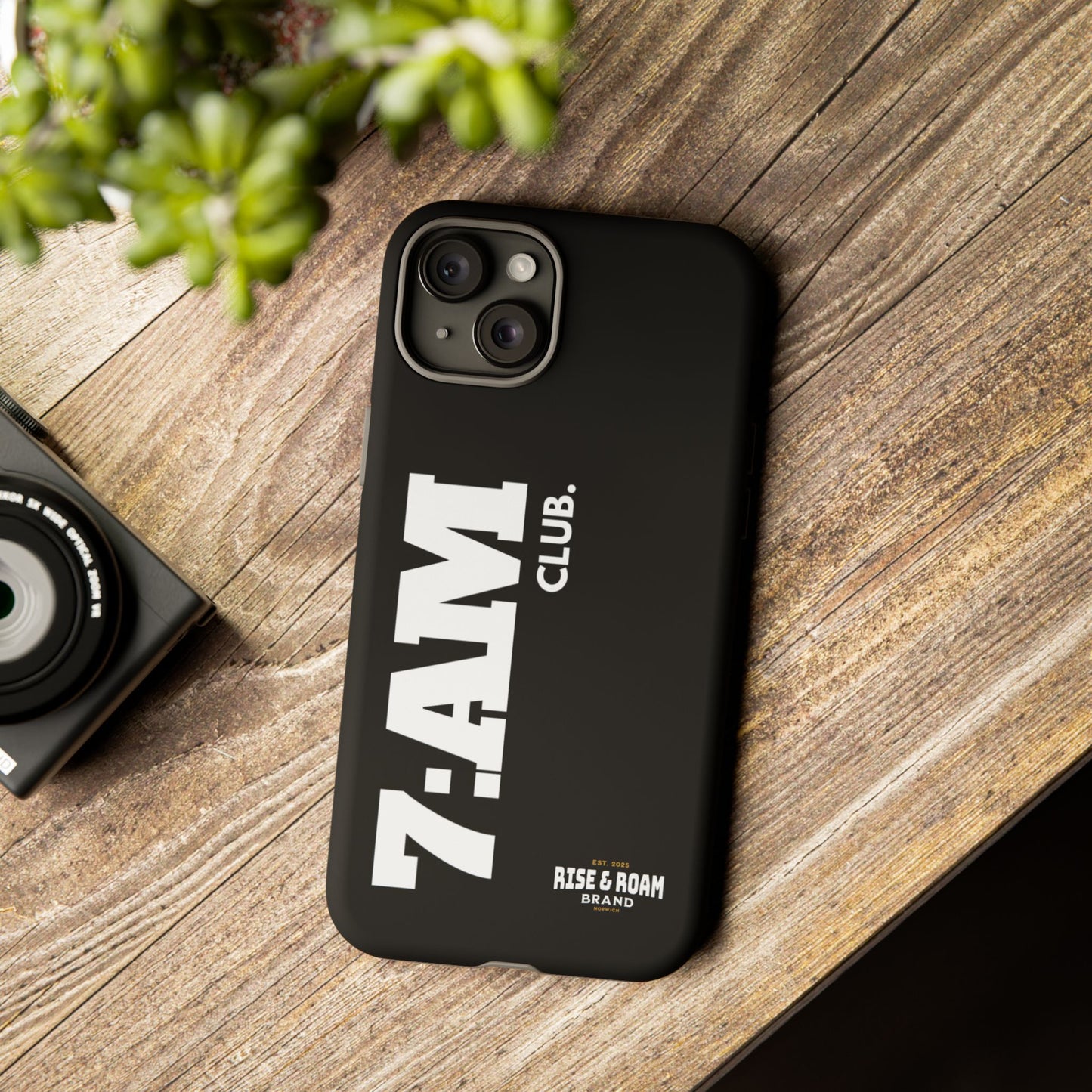 7-AM Club - Rise & Roam Brand Movement - Bold Phone Case