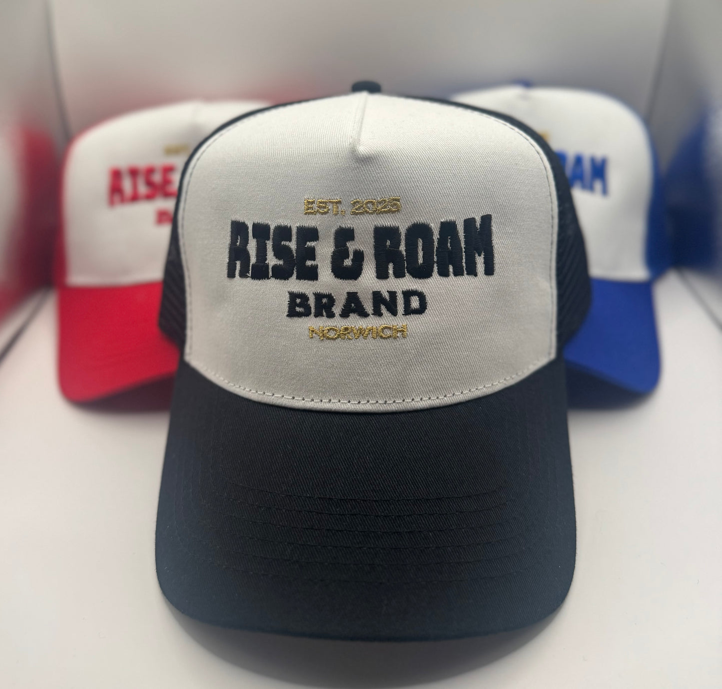 Rise & Ram Brand - Traditional Colour Trucker Caps