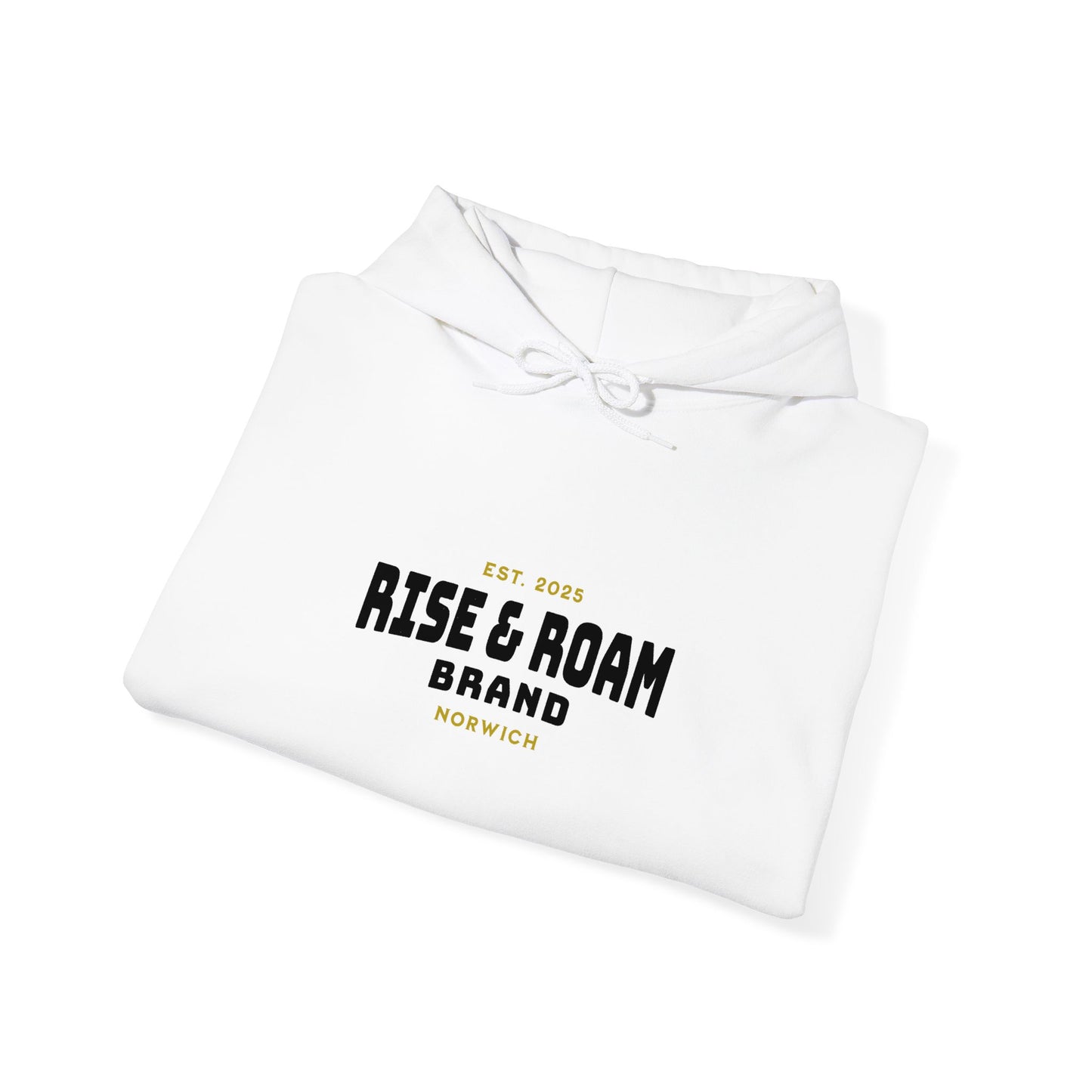 Rise & Roam Brand - Traditional Logo Hooded Sweatshirt