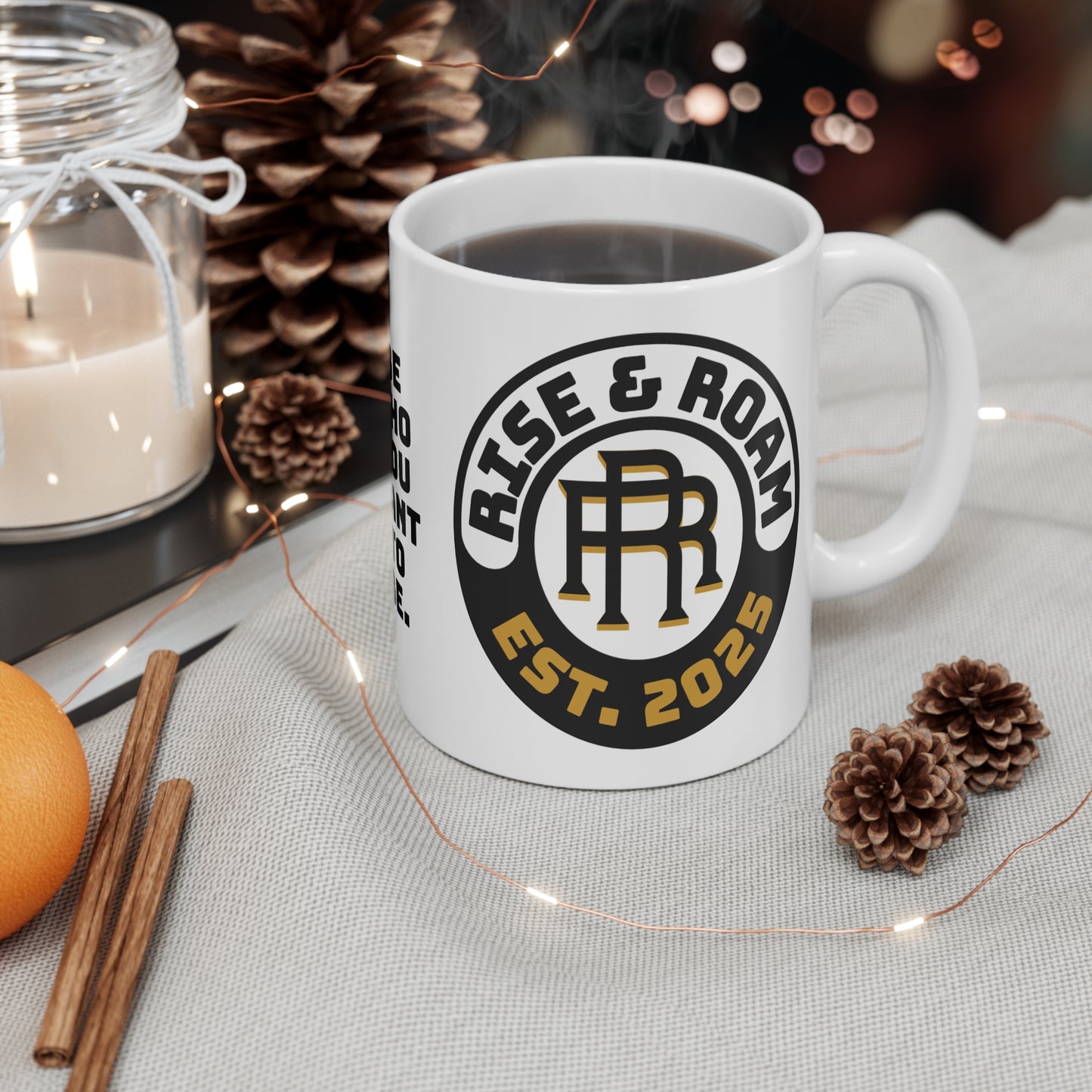 Rise & Roam Classic Logo Mug - 11oz