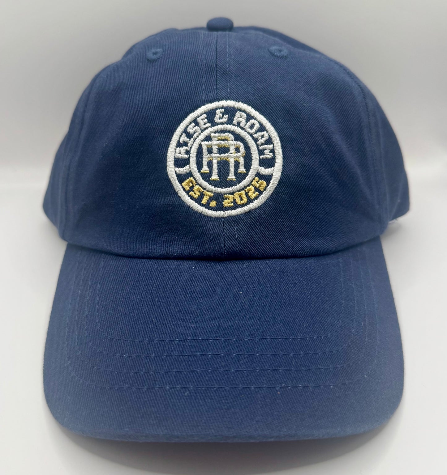 Rise & Roam Brand - Classic Logo Dad Caps.