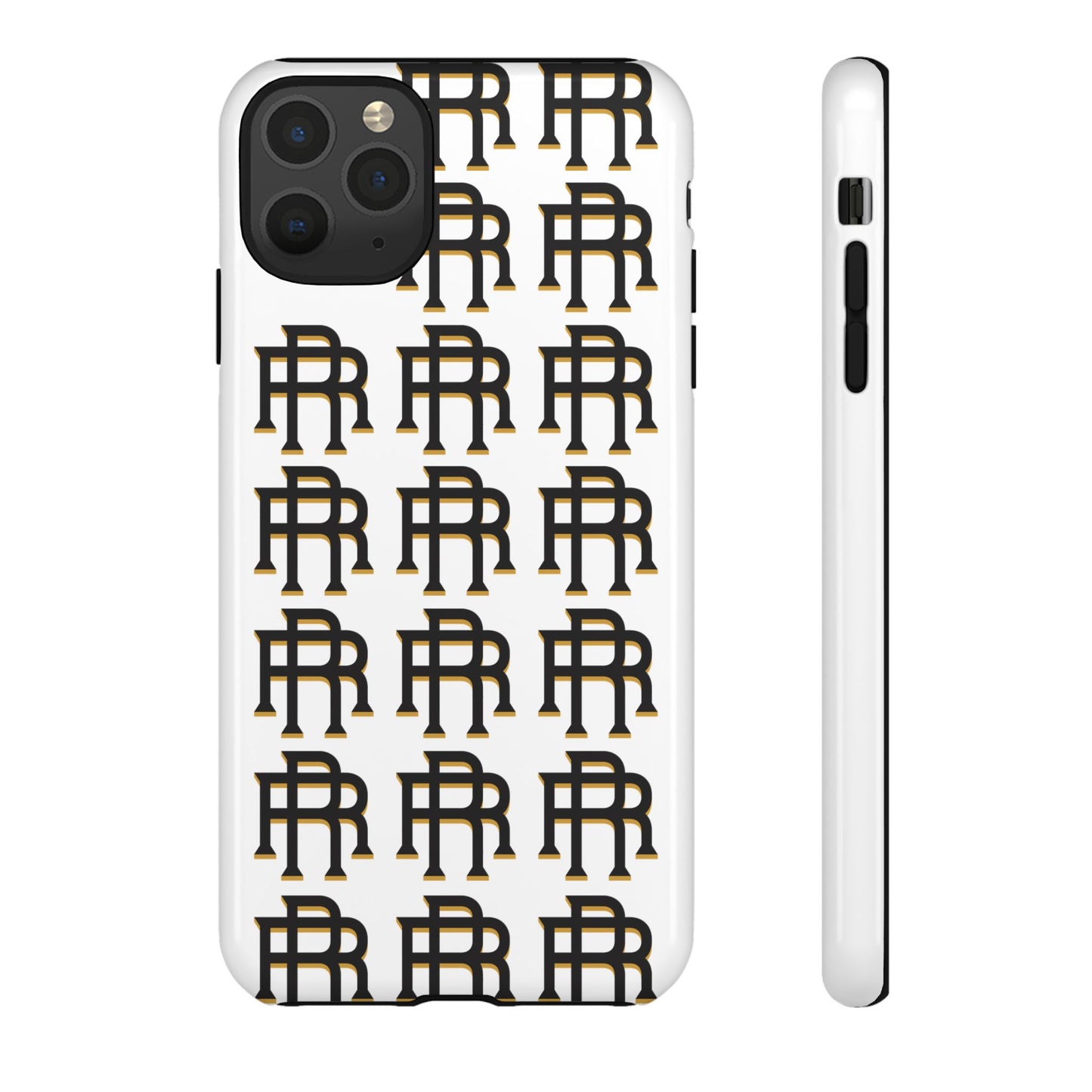 Rise & Roam RR Logo Tough Phone Case - White
