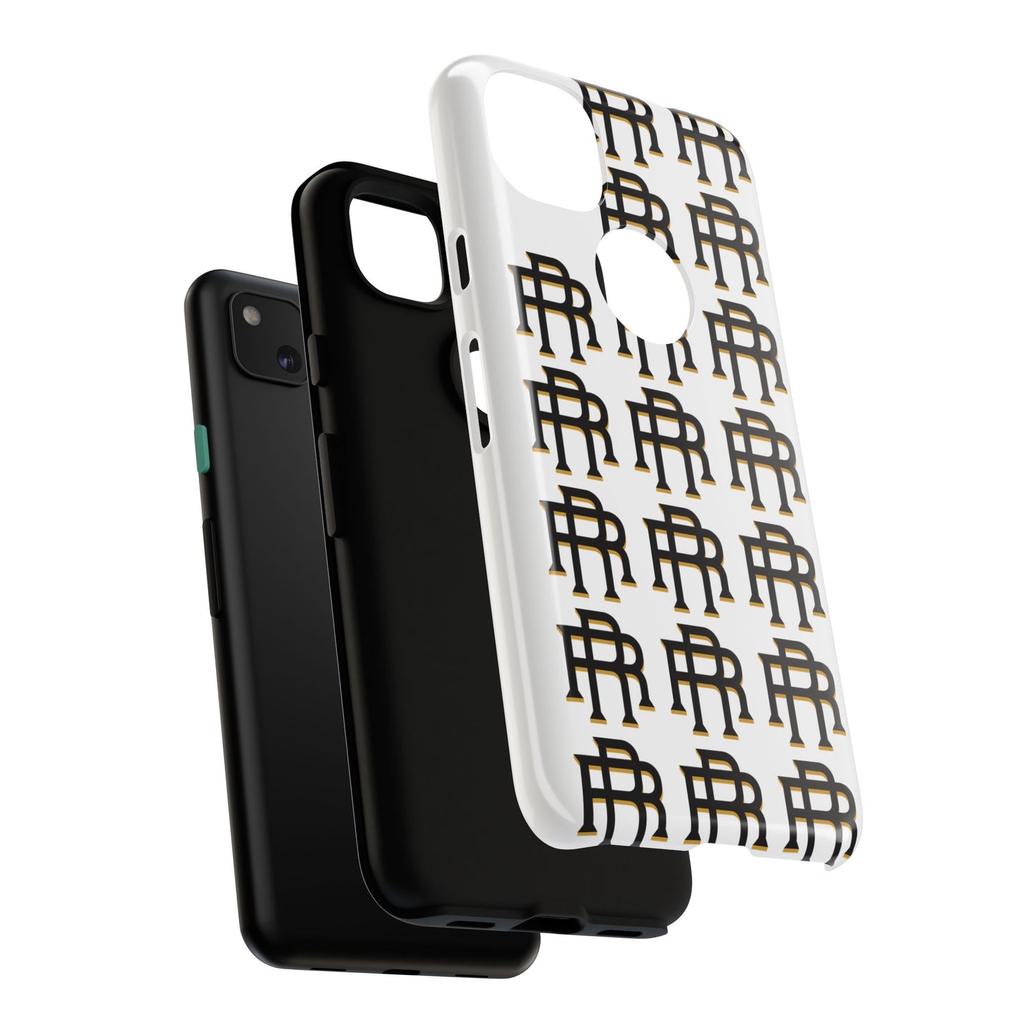 Rise & Roam RR Logo Tough Phone Case - White