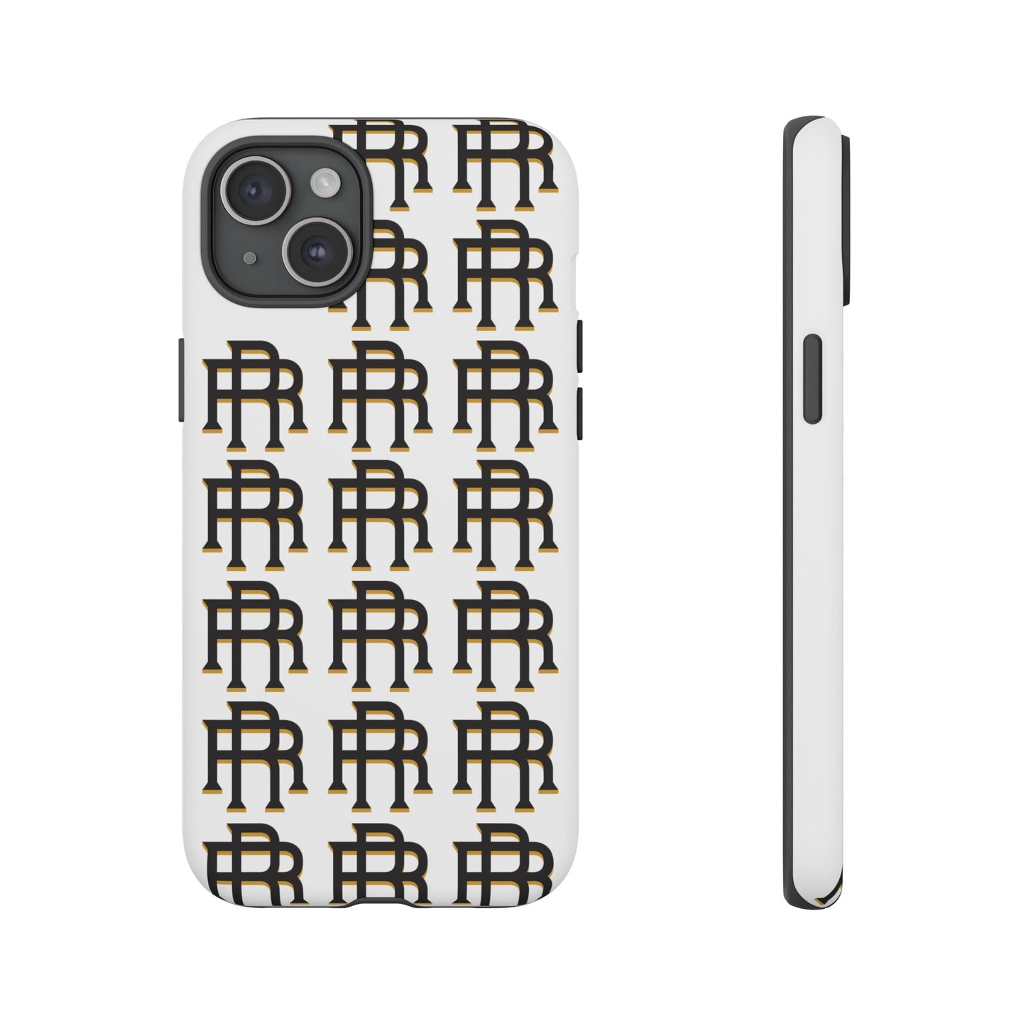 Rise & Roam RR Logo Tough Phone Case - White