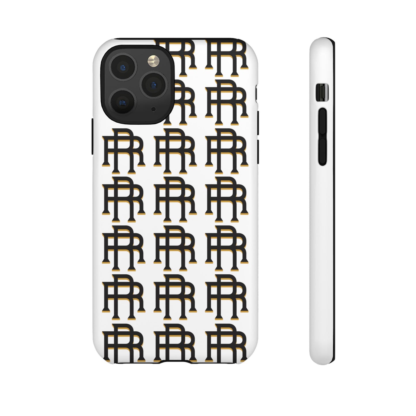 Rise & Roam RR Logo Tough Phone Case - White