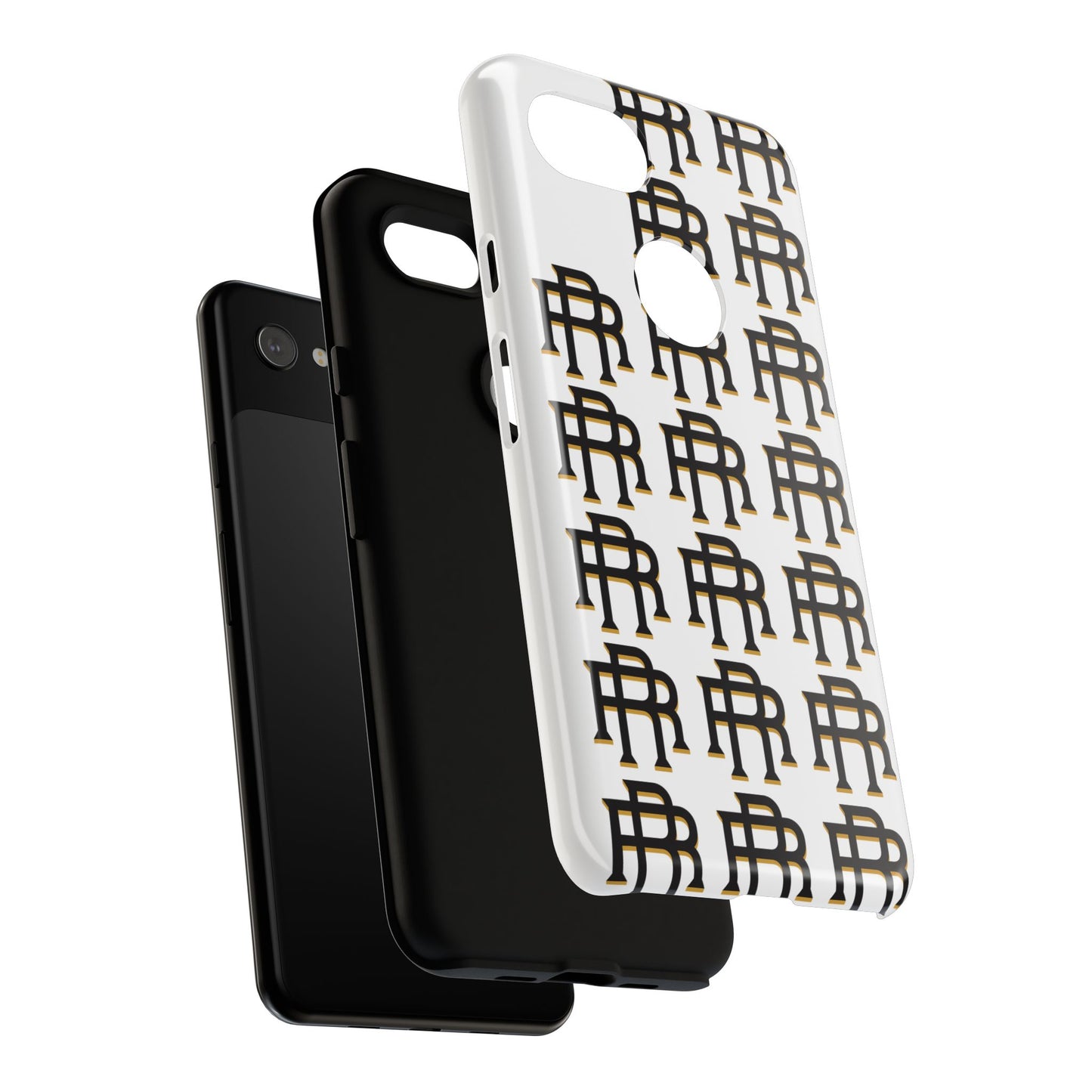 Rise & Roam RR Logo Tough Phone Case - White