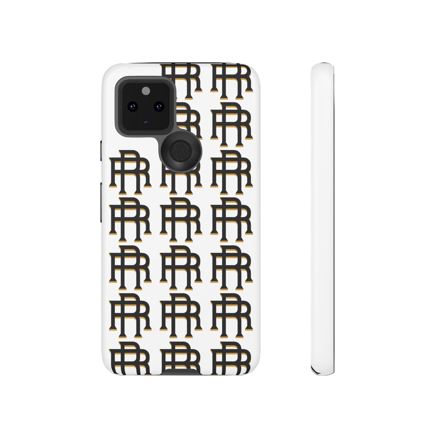 Rise & Roam RR Logo Tough Phone Case - White