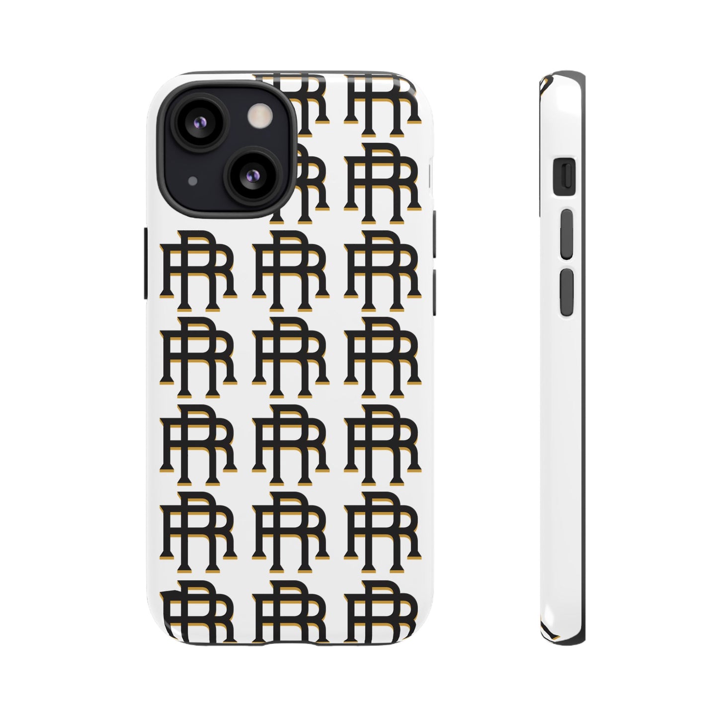 Rise & Roam RR Logo Tough Phone Case - White