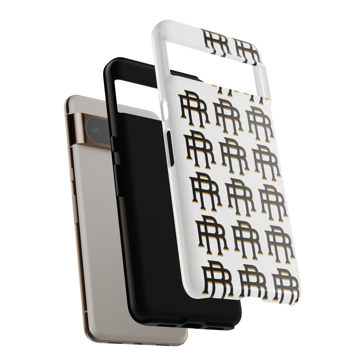 Rise & Roam RR Logo Tough Phone Case - White