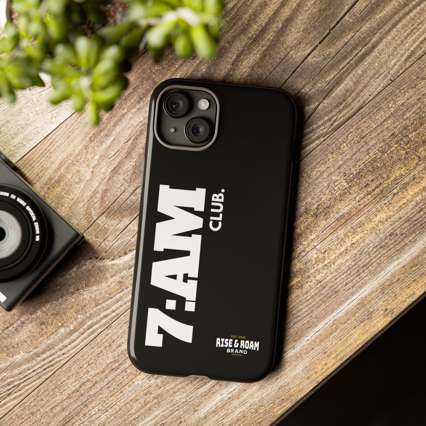 7-AM Club - Rise & Roam Brand Movement - Bold Phone Case