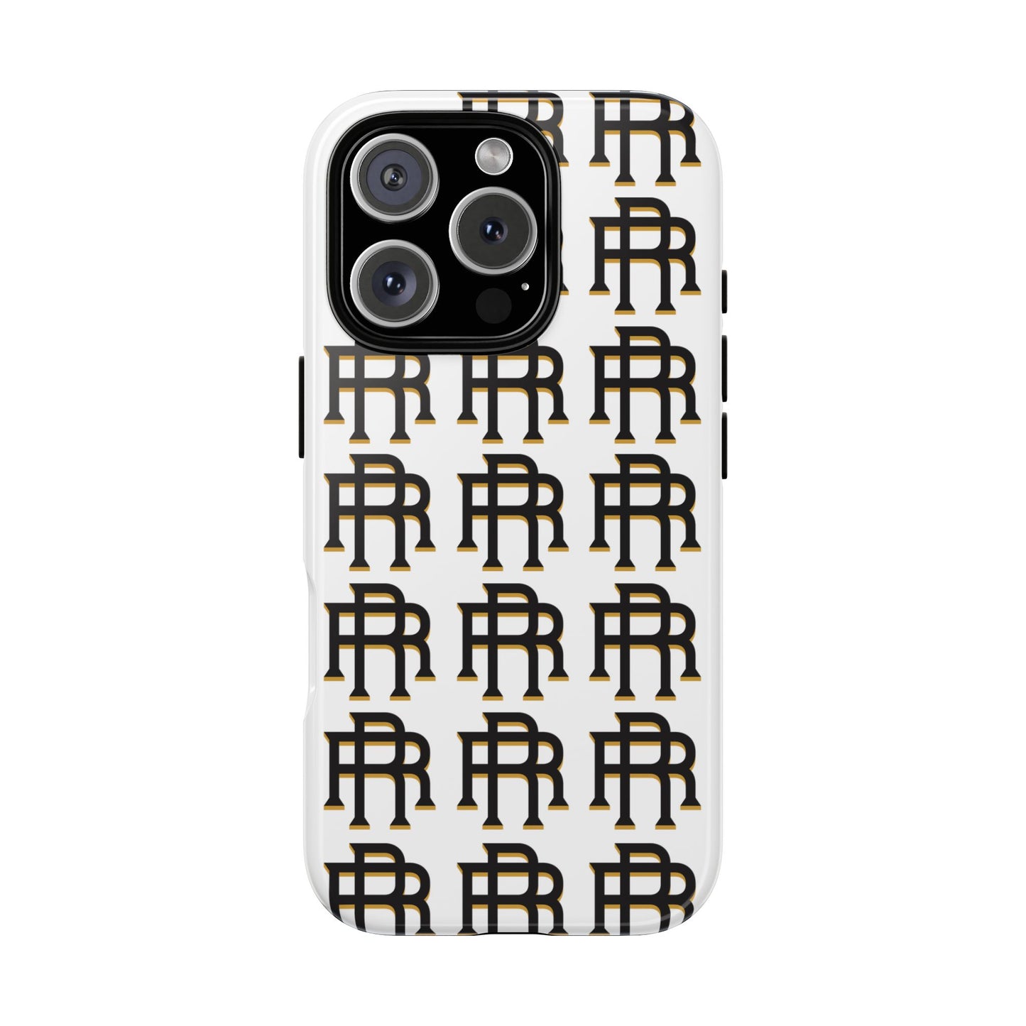 Rise & Roam RR Logo Tough Phone Case - White