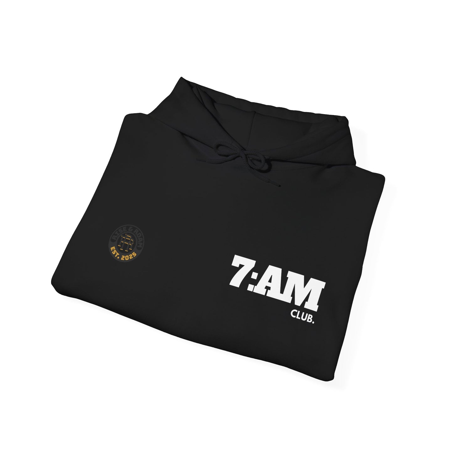7 AM Club x Rise & Roam Brand Unisex Heavy Blend Hoodie.