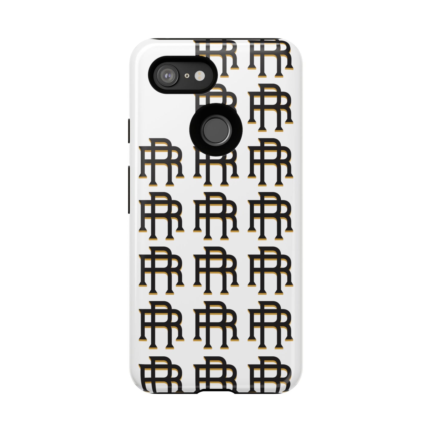 Rise & Roam RR Logo Tough Phone Case - White
