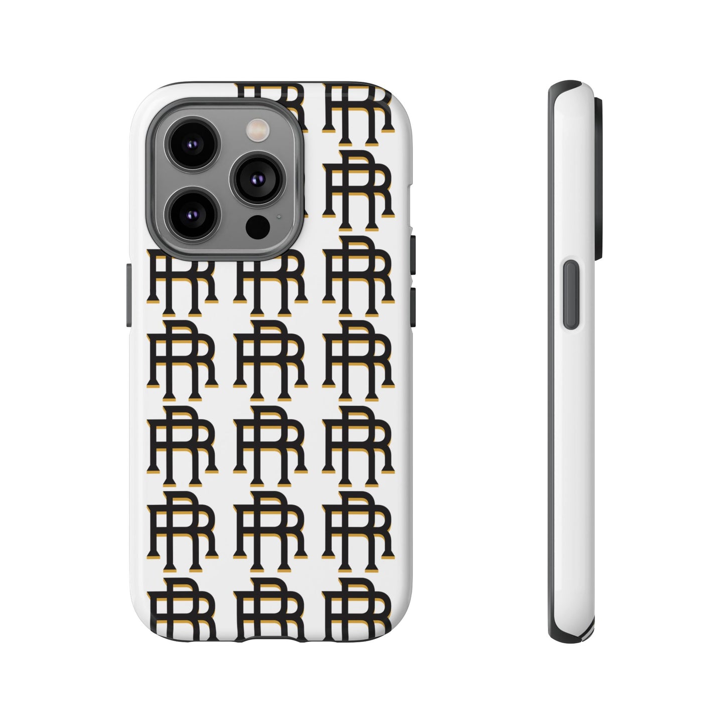 Rise & Roam RR Logo Tough Phone Case - White