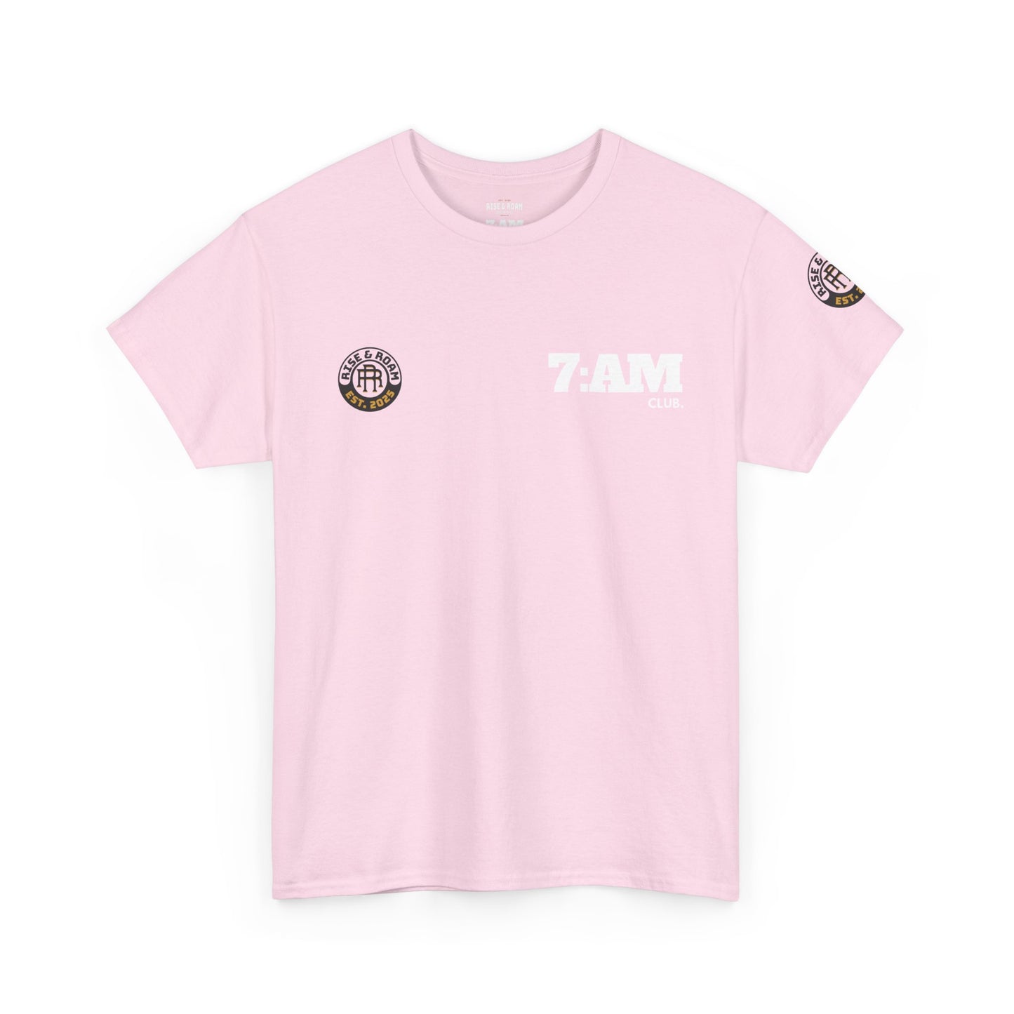 7am Club x Rise & Roam Brand Movement Tee.