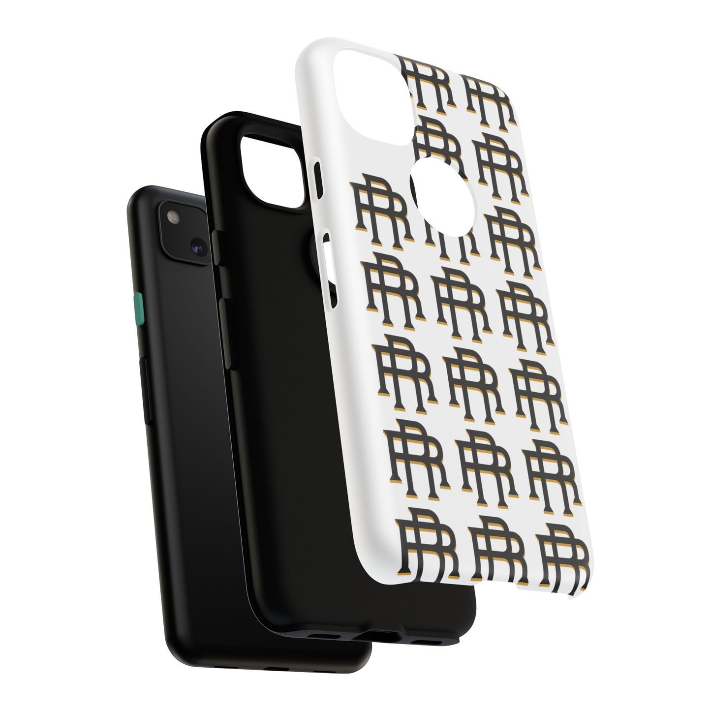 Rise & Roam RR Logo Tough Phone Case - White