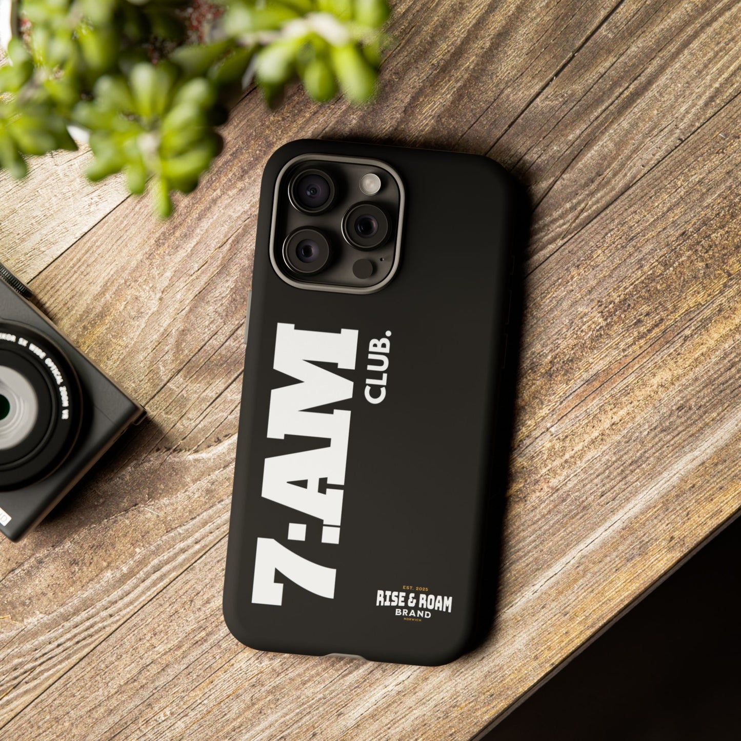 7-AM Club - Rise & Roam Brand Movement - Bold Phone Case