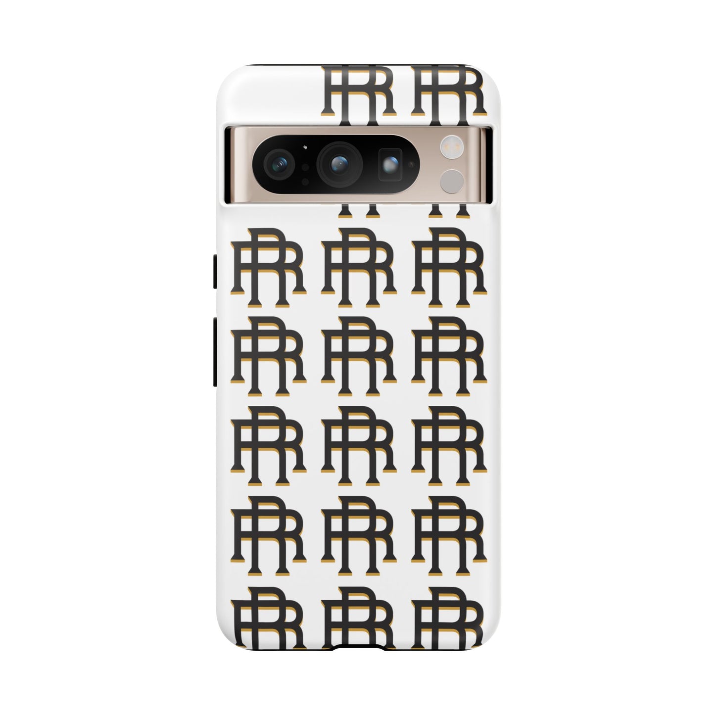 Rise & Roam RR Logo Tough Phone Case - White