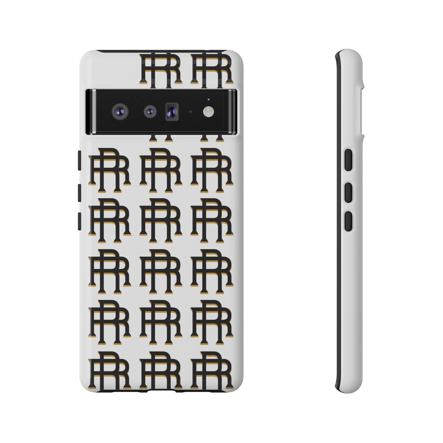 Rise & Roam RR Logo Tough Phone Case - White