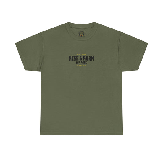 Rise & Roam Brand - Traditional Logo Tee.