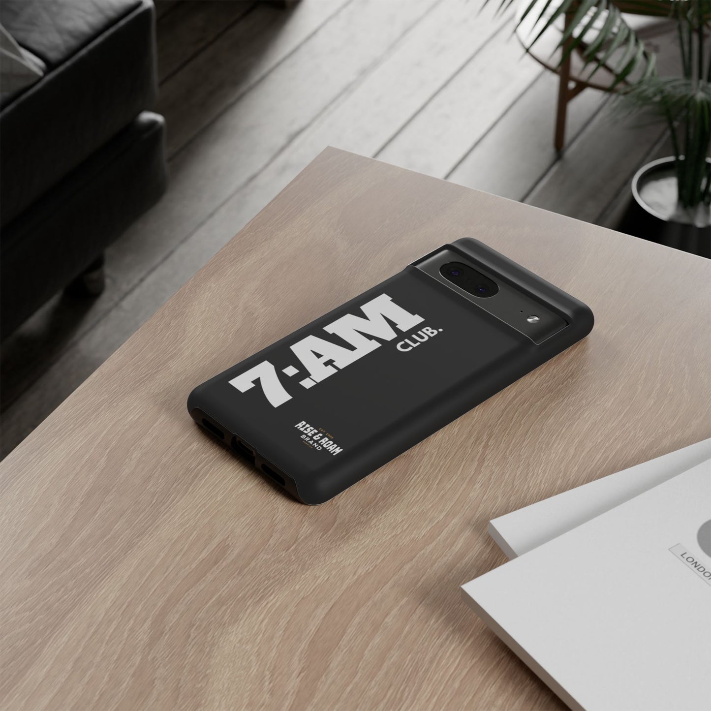 7-AM Club - Rise & Roam Brand Movement - Bold Phone Case