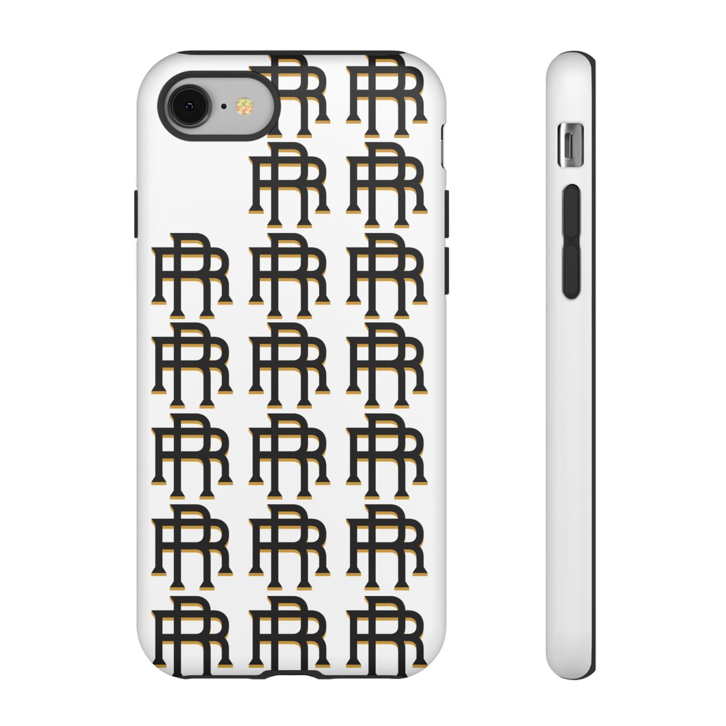 Rise & Roam RR Logo Tough Phone Case - White