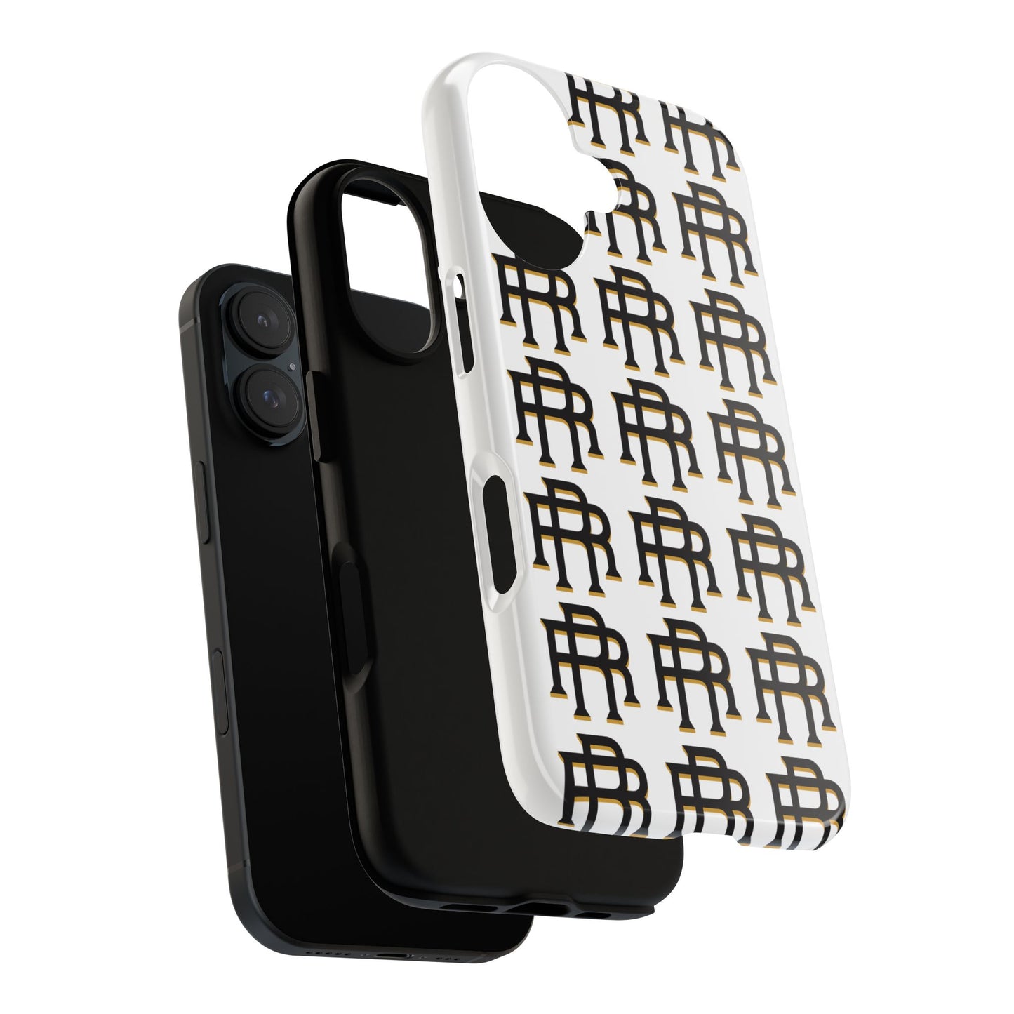 Rise & Roam RR Logo Tough Phone Case - White