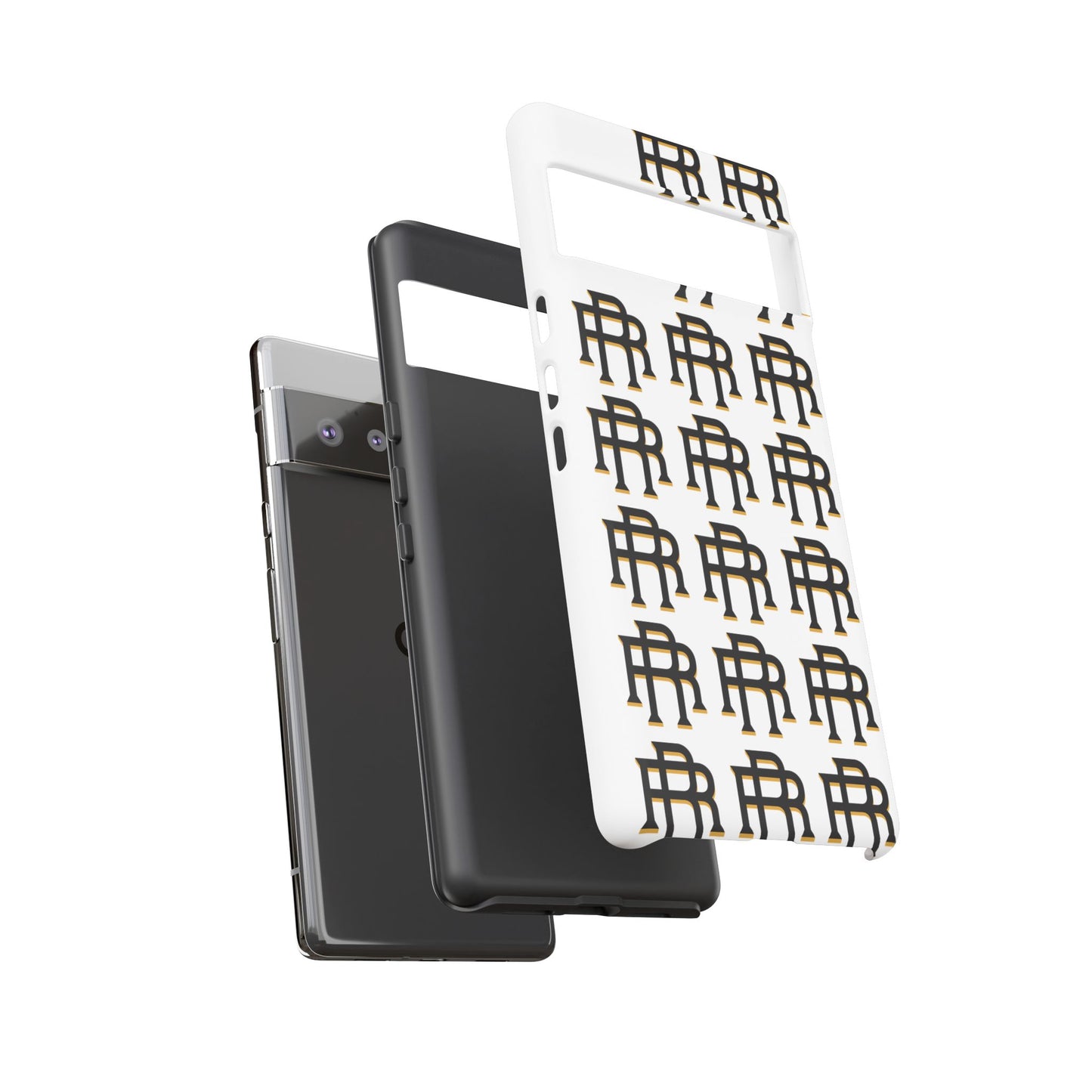 Rise & Roam RR Logo Tough Phone Case - White