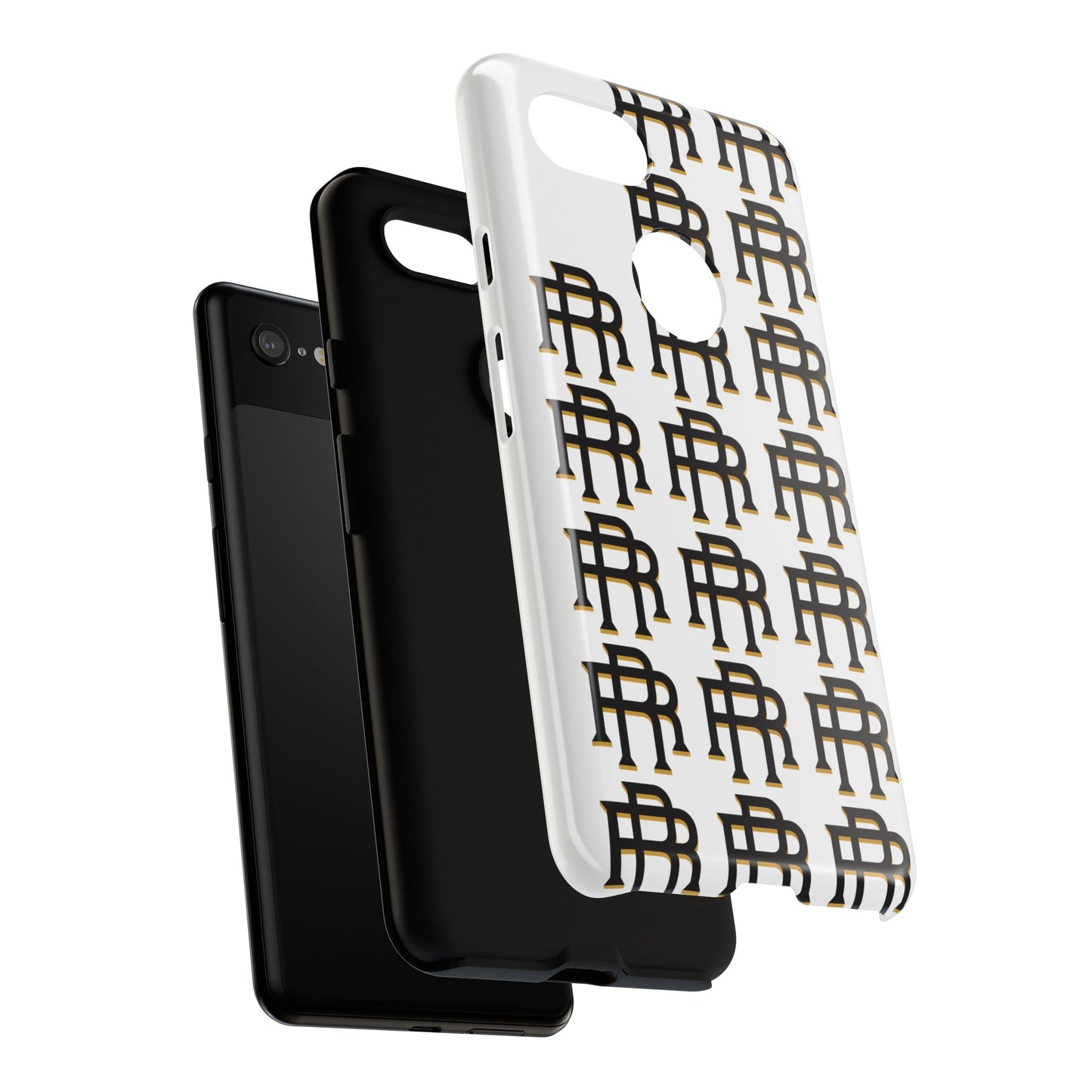 Rise & Roam RR Logo Tough Phone Case - White