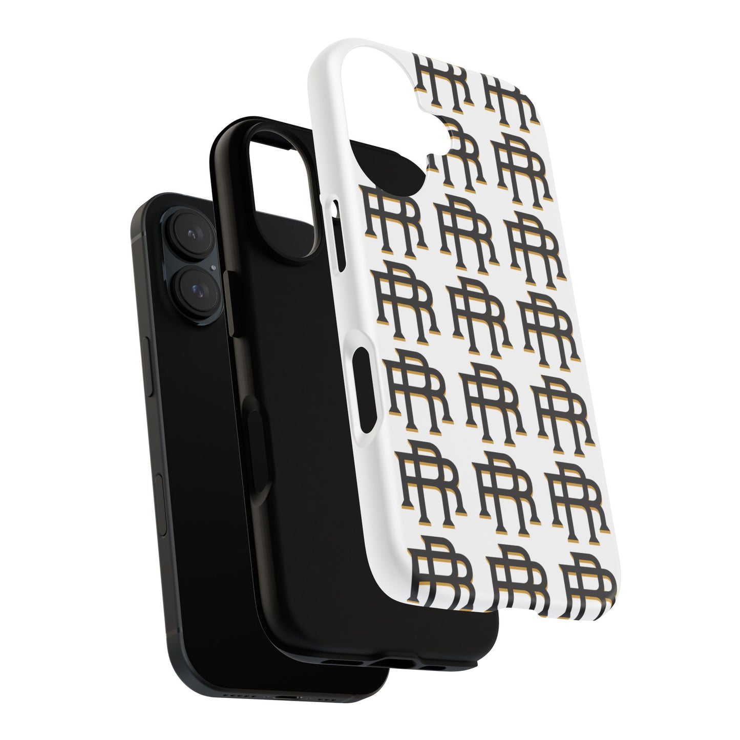 Rise & Roam RR Logo Tough Phone Case - White