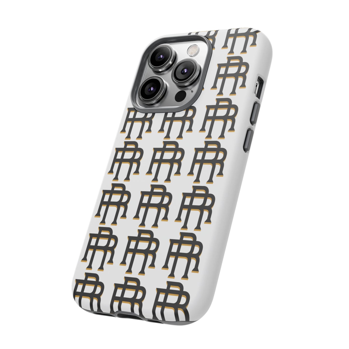 Rise & Roam RR Logo Tough Phone Case - White