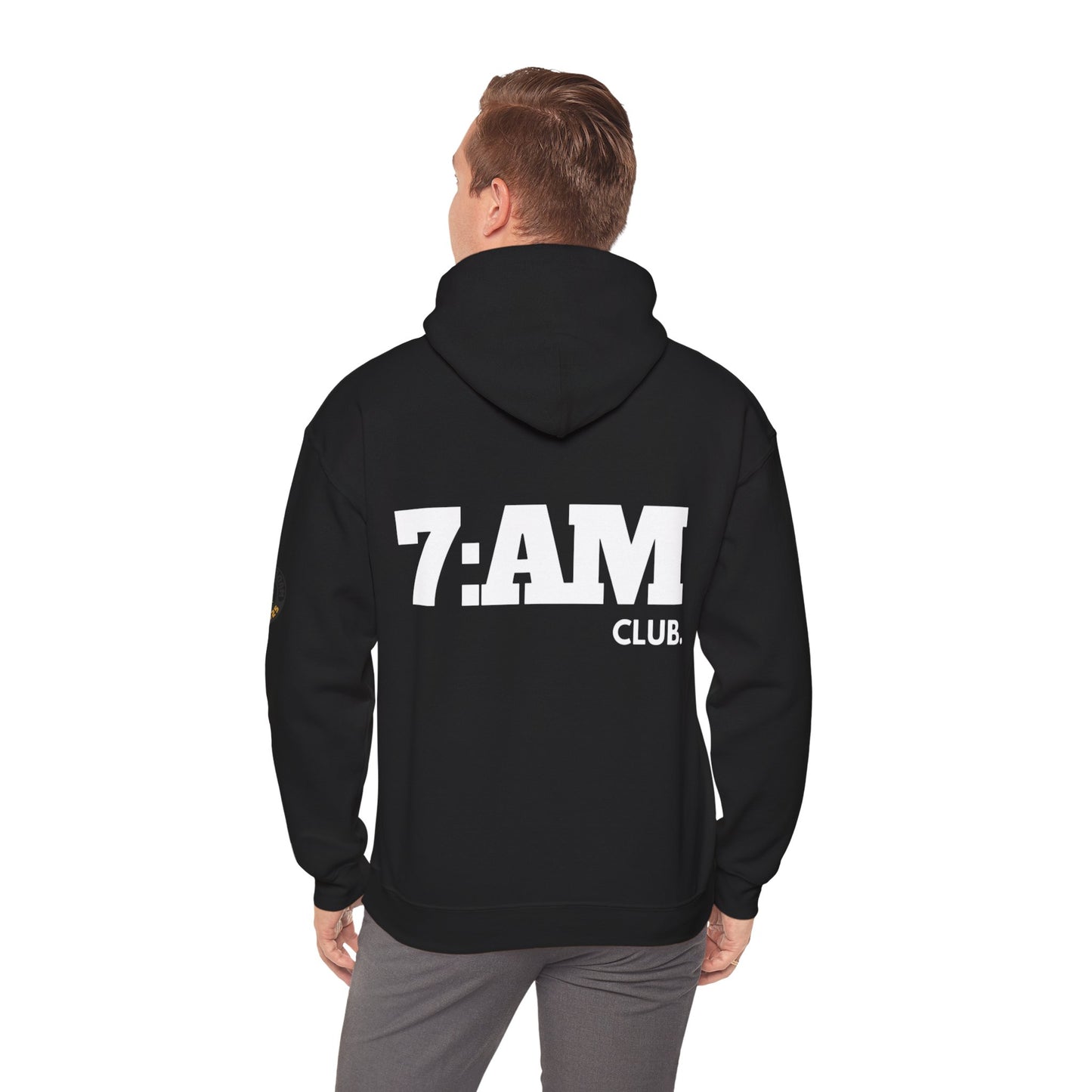 7 AM Club x Rise & Roam Brand Unisex Heavy Blend Hoodie.