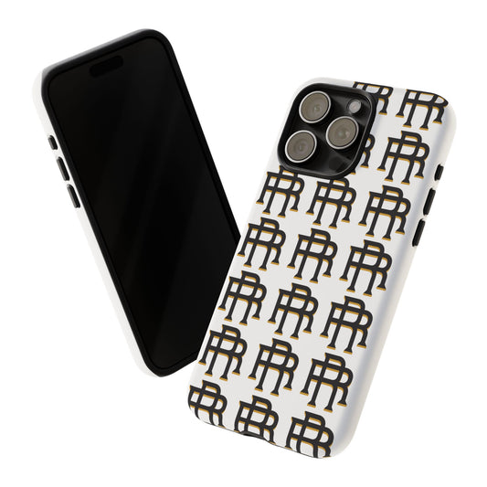Rise & Roam RR Logo Tough Phone Case - White