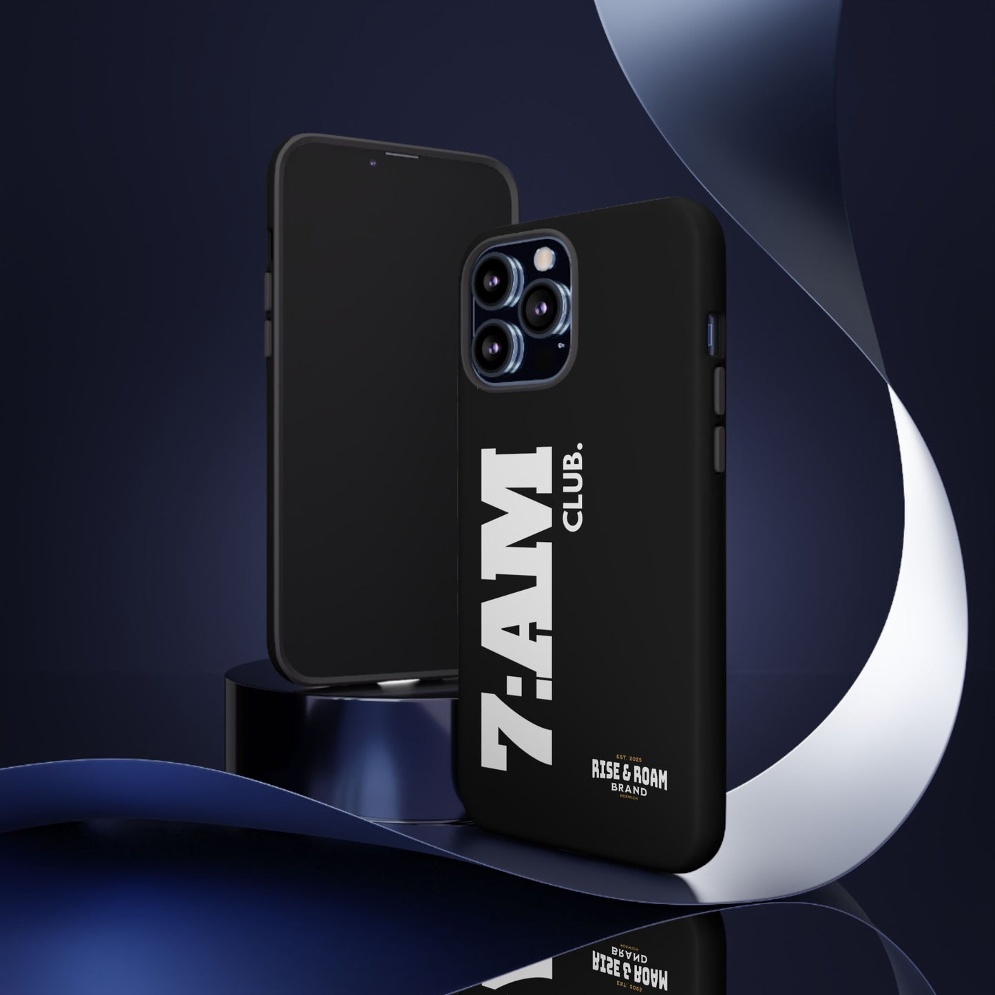 7-AM Club - Rise & Roam Brand Movement - Bold Phone Case