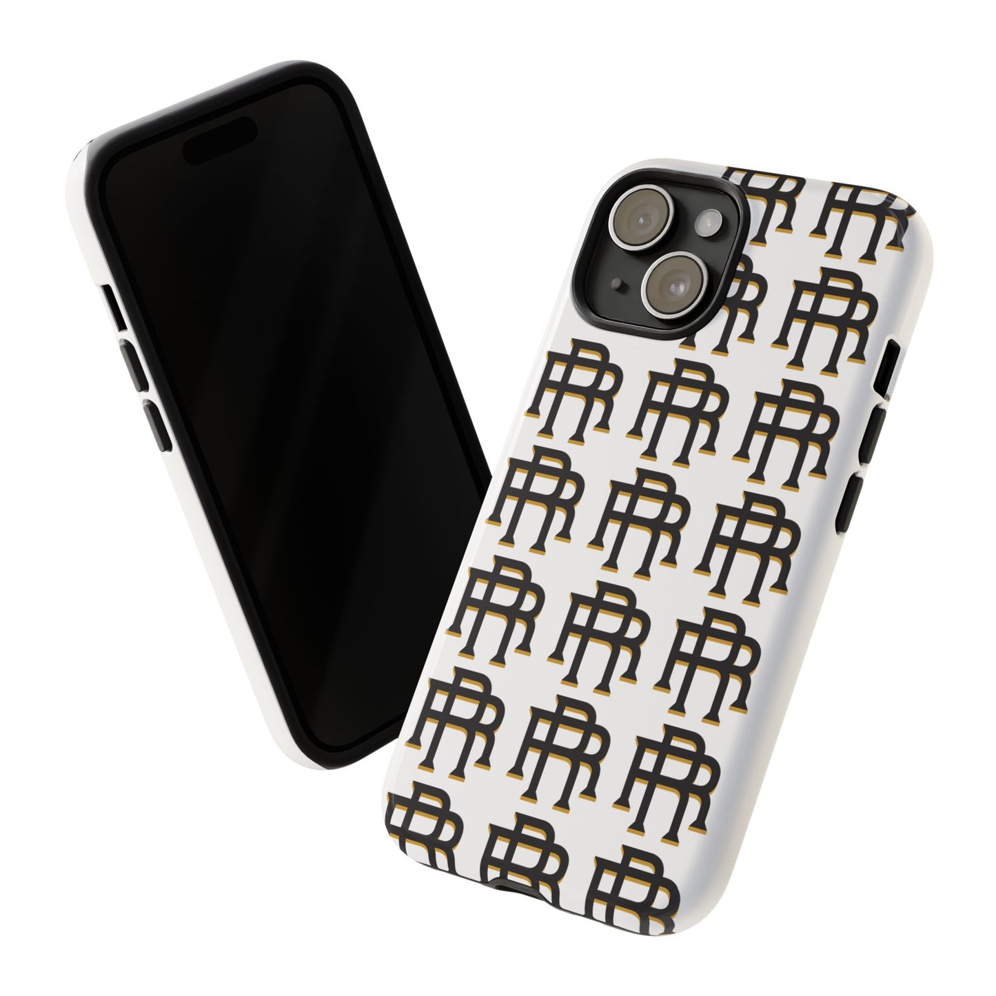 Rise & Roam RR Logo Tough Phone Case - White